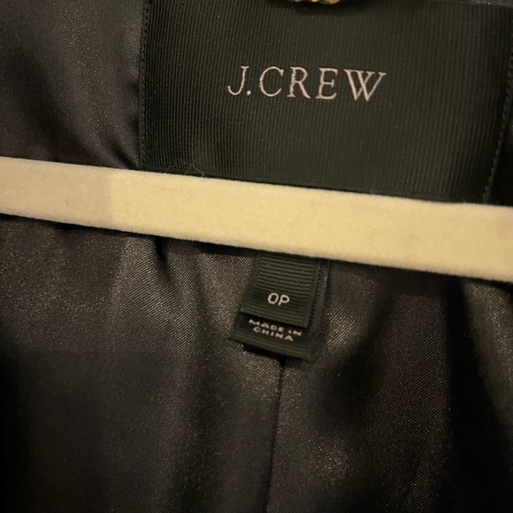 J. Crew Black stadium cloth Cocoon Coat - Picture 3 of 6